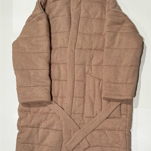 Lunya Restore Double Faced Housecoat Size L/XL Otium Tan New - Picture 8 of 12